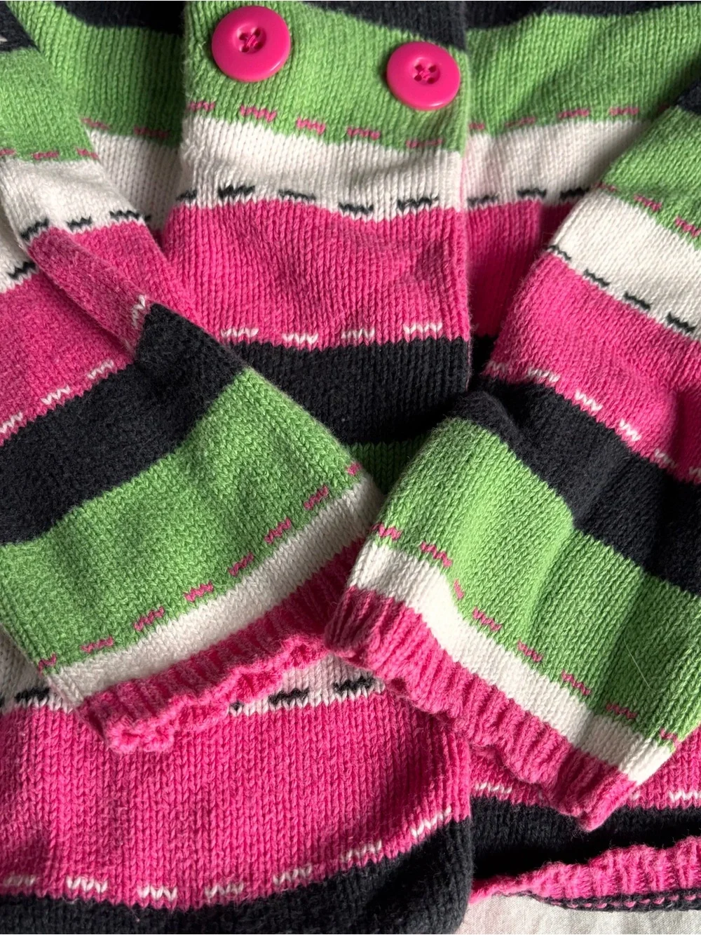 Vintage Gymboree Striped Cardigan • Size 2/3T